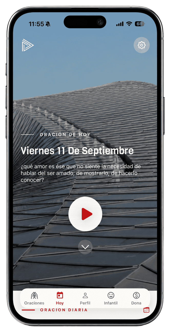 Rezandovoy aplicación móvil — oración diaria en audio desde 2011